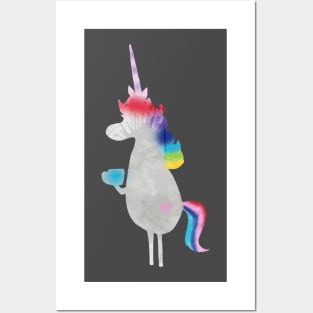 Unicorn Inspired Silhouette Posters and Art